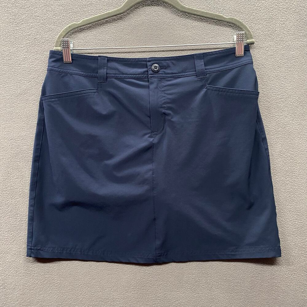 Eddie Bauer Skort Skirt‎ Blue Womens 10 Outdoor Golf Stretch Comfortable